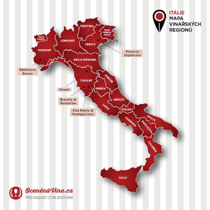 Mapa Italie (2)